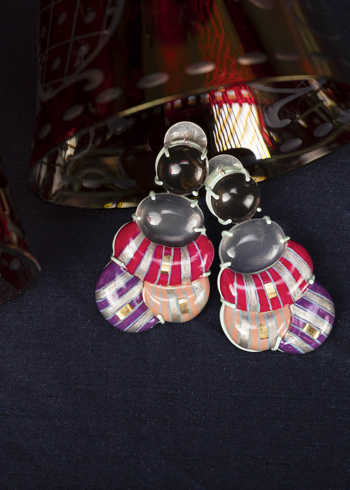 Author Jewelry earrings Pilae Gian Luca Bartellone Bodyfurnitures Italy