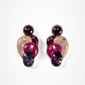 contemporary art jewelry garnets fluorite italy bartellone 2
