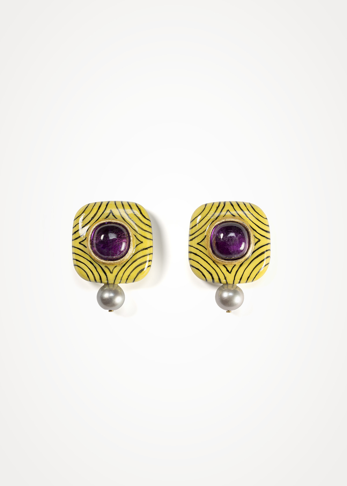 gelbe ohrringe schmuck gold amethyst gian luca bartellone bodyfurnitures italien suedtirol
